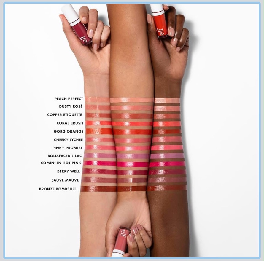 Camo Liquid Blush, tonos disponibles